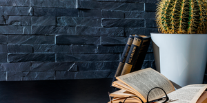 3D панели Сланец Black Slate Classic 14