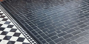 Брусчатка из известняка RKS Slate Belgian Black 200x100x40 мм 16