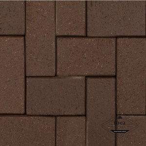 ТРОТУАРНЫЙ КИРПИЧ ABC-Klinkergruppe, Schwarz Braun, 200х100х45 мм