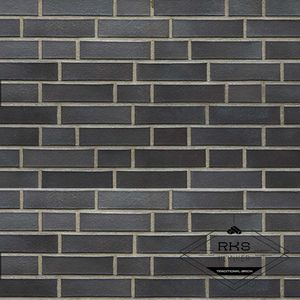 Кирпич лицевой ABC Klinkergruppe, Hamburg schwarz-blau-bunt glatt