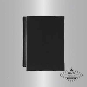 Цементно-песчаная черепица Тевива Cisar, чёрный