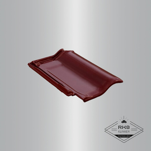 Керамическая черепица BRAAS, Рубин 11V, Красный бук