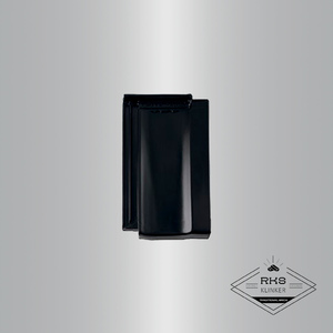 Керамическая черепица BRAAS, Топаз 13V, Глубокий чёрный