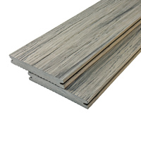 Террасная доска из ДПК Bamberg, Solid Fossiled, English Barnwood