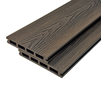 Террасная доска из ДПК Bamberg, Square 3D Natural, Brazilian Walnut