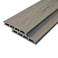 Террасная доска из ДПК Bamberg, Square Fossiled, English Barnwood