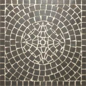 Брусчатка тротуарная клинкерная, мозаика Umbra Ferrum, M609DF