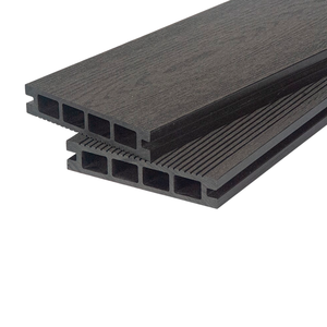 Террасная доска из ДПК Bulros, Base, Чёрный