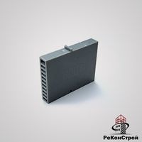 Вентиляционная коробочка BAUT светло-серая, 80x60x12 мм