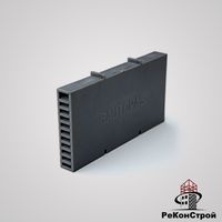 Вентиляционно-осуш. коробочка BAUT тёмно-серая, 115x60x12 мм