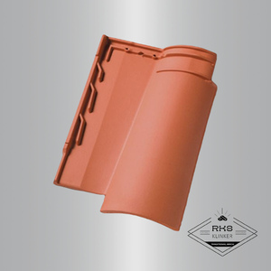 Керамическая черепица Koramic, Kanal 10, natural red