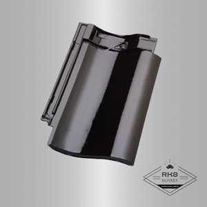 Керамическая черепица Koramic, Madura 11, black glazed