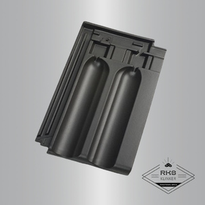 Керамическая черепица Koramic, Tradi 12 (Tradi Nova), black matt