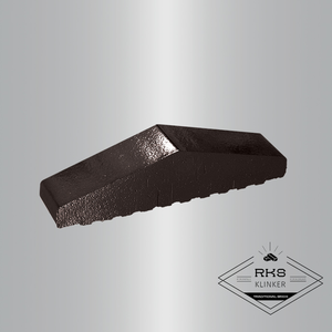 Профильный кирпич для ограждений King Klinker, Ониксовый чёрный