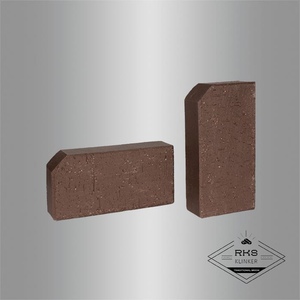 Бордюр клинкерный "ЛСР" коричневый Мюнхен