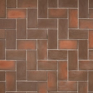 Клинкер тротуарный ЛСР "Глазго", темно-красный флэш