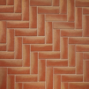 Клинкер тротуарный ЛСР красный "Канны" Золото Лонг