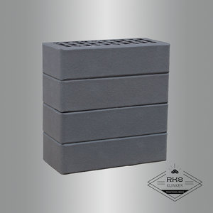 Кирпич облицовочный ЛСР, графитовый, гладкий, 1 НФ