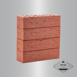Клинкерный кирпич ЛСР "Эдинбург" тёмно-красный, Береста 0.7НФ