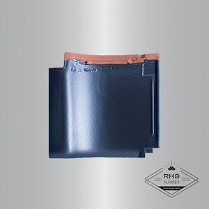 Керамическая черепица Maruso, TS Roof, Серебристо-черный