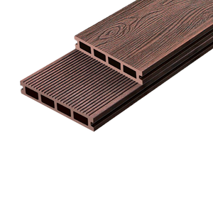 Террасная доска из ДПК Outdoor, 3D NEVADA/вельвет, коричневый микс