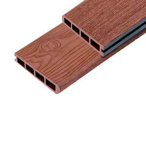 Завершающая доска из ДПК Outdoor,3D STORM/OCEAN BROWN,коричневый микс