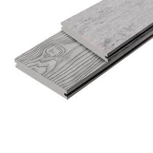 Террасная доска из ДПК Outdoor, 3D STORM/OCEAN GREY серый микс