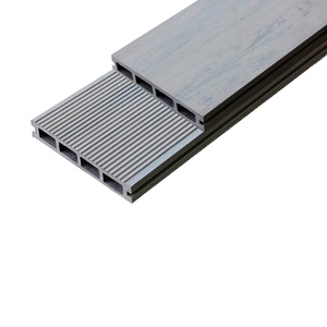 Террасная доска из ДПК Outdoor, Вельвет/шлифованная, серый микс