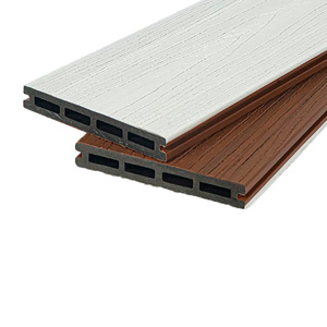 Террасная доска из ДПК Dual POLIVAN GROUP, Profi Co-Extrusion,White