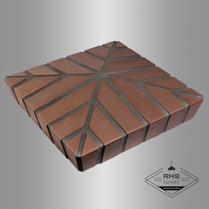 Кирпичные колпаки на столб "ЛСР, Мюнхен", Гладкий, шов Чёрный