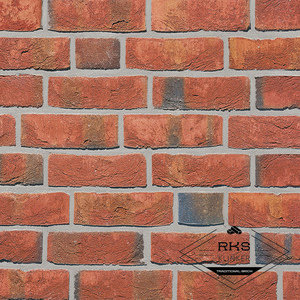 Кирпич ручной формовки Roben, WASSERSTRICH hellrot-bunt, 240х54х71 мм