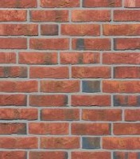 Кирпич облицовочный Wasserstrich hellrot-bunt,240х115х71 мм