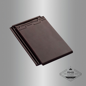 Керамическая черепица Rongguan Flat W028 Тёмно-серый