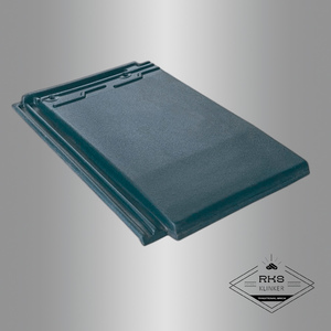 Керамическая черепица Rongguan Flat W236 Морской волны