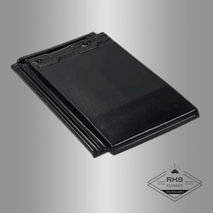 Керамическая черепица Rongguan Flat Y70 Классический чёрный с блеском