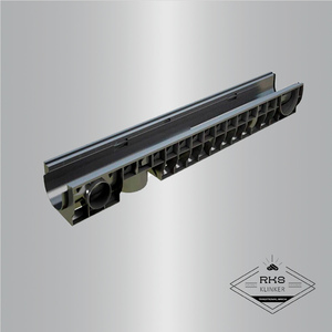 Лоток водоотводный PolyMax Basic DN100, H200