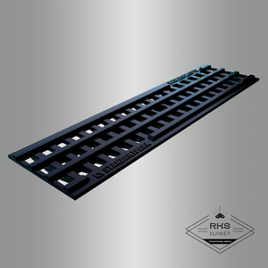 Решетка водоприемная PolyMax Basic DN100 пластиковая (ячеистая)