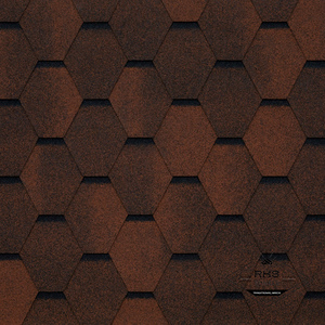 Гибкая черепица TEGOLA, GARDA, Marrone 439