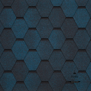 Гибкая черепица TEGOLA, UNICA MOSAIK, Indaco Scuro 481