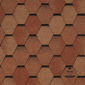 Гибкая черепица TEGOLA, VENETO, Terracotta 206