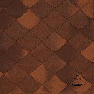 Гибкая черепица TEGOLA, VERSAILLE, Quarzo Marrone 120