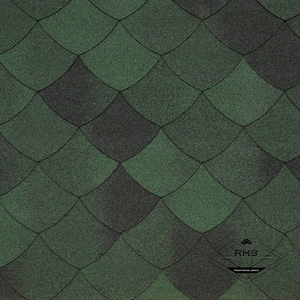 Гибкая черепица TEGOLA, VERSAILLE, Verde Smeraldo 476