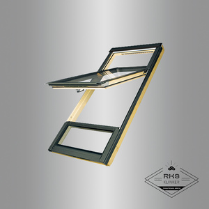 Панорамное двухстворчатое окно FAKRO FDY-V U3 Duet proSky 78х206