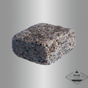 Гранитная брусчатка Возрождение, Галтованная, 100x100 мм