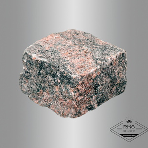 Гранитная брусчатка Гора Токимовка, Колотая, 100x100 мм