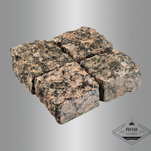 Гранитная брусчатка Балтик Браун, Карандаш, 100x100 мм