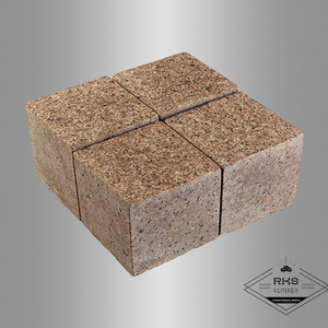 Гранитная брусчатка Куртинский, Пиленая, 100x100x100 мм