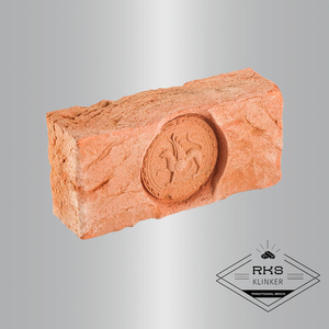 Кирпич Тандем с Клеймом Барса, жёлтый, 215x102x65 мм