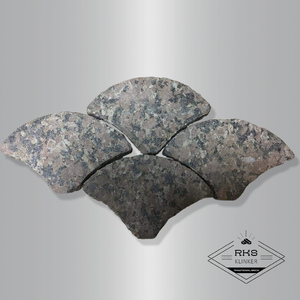 Гранитная брусчатка Веер, Южно-Султаевский 170х104х20 мм