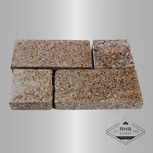 Гранитная брусчатка Куртинский, Пиленая, 100x200 мм